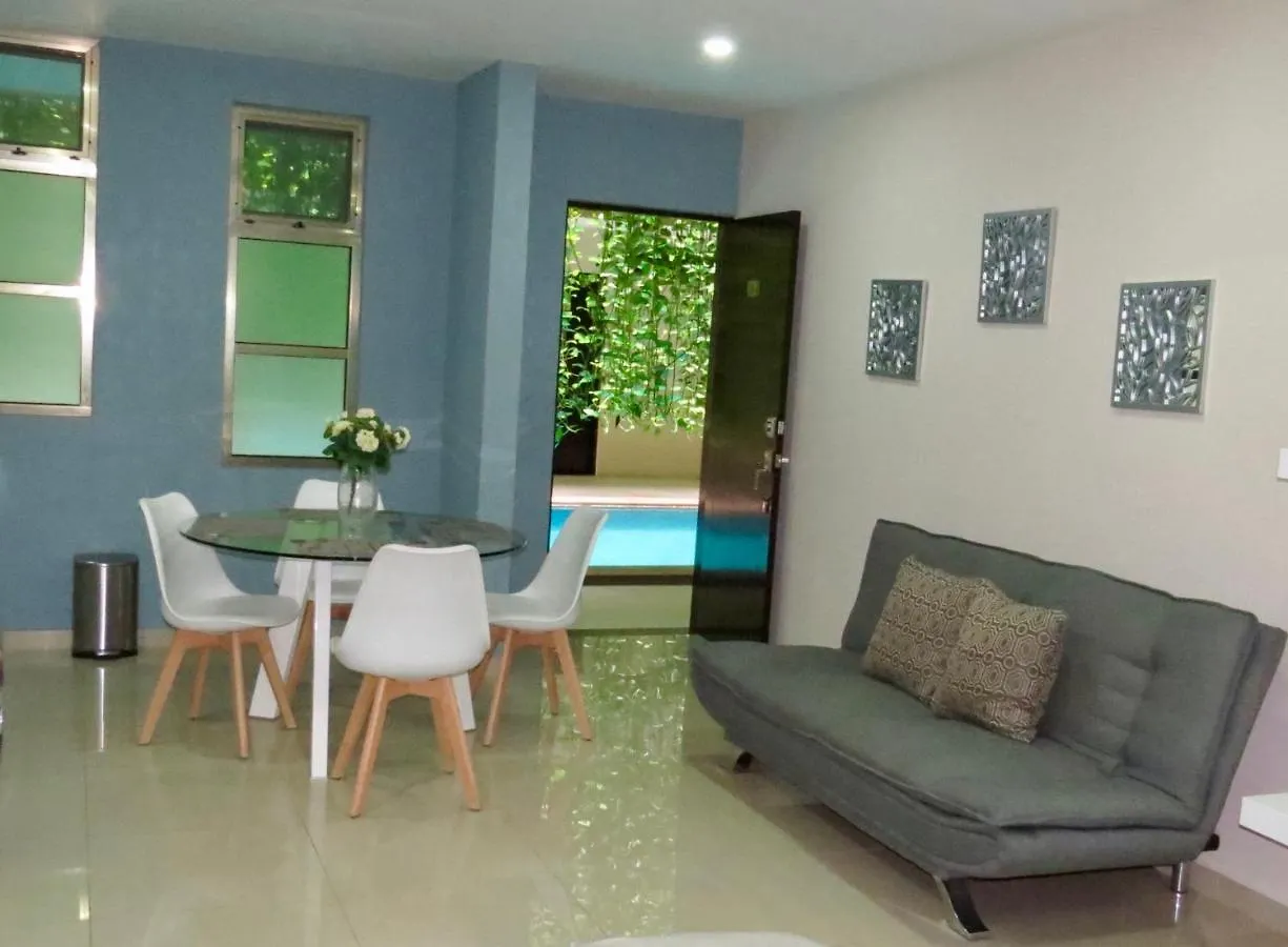 Palmarena Rooms & Residences - Long Stay Comfort With Parking, Sauna, Gym & Pool - Steps From 5Th Avenue Playa del Carmen Hotel